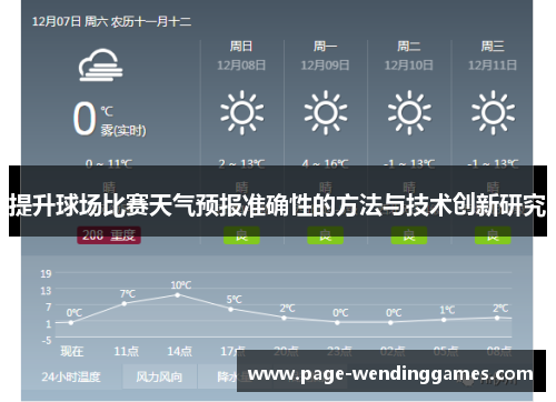 提升球场比赛天气预报准确性的方法与技术创新研究