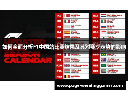 如何全面分析F1中国站比赛结果及其对赛季走势的影响