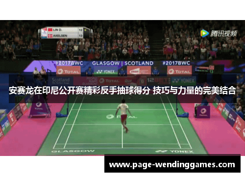 安赛龙在印尼公开赛精彩反手抽球得分 技巧与力量的完美结合