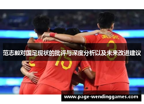 范志毅对国足现状的批评与深度分析以及未来改进建议